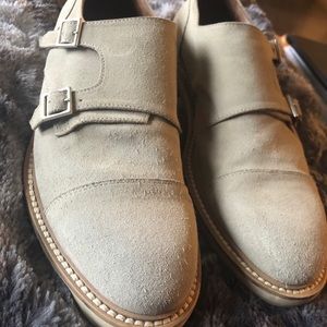 Eleventy Suede Double Monkstrap Size 11